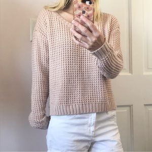 Jennifer Lopez Blush Pink Sweater